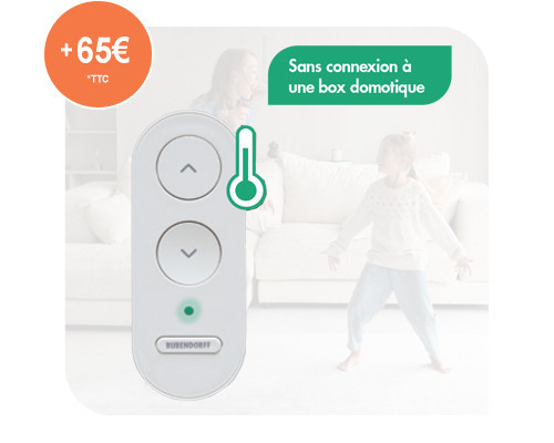 CLIMAT + contrôle la température intérieure et extérieure CLIMAT + contrôle la température intérieure et extérieure